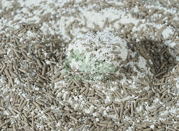 Наполнитель для кошек из неорганической маниоки