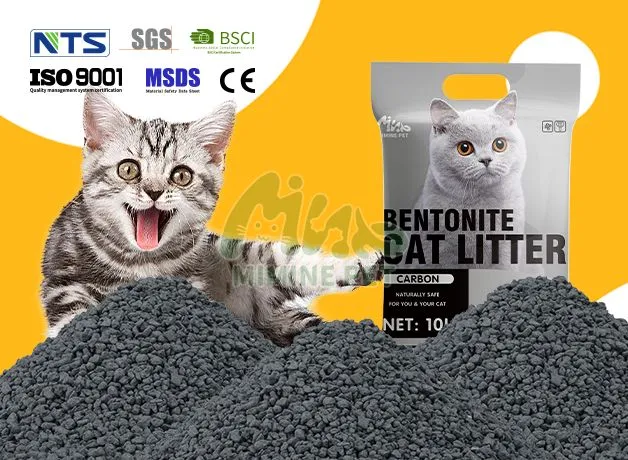 Мяч Бентонитовый Наполнитель Для Кошачьего Туалета Углерода
