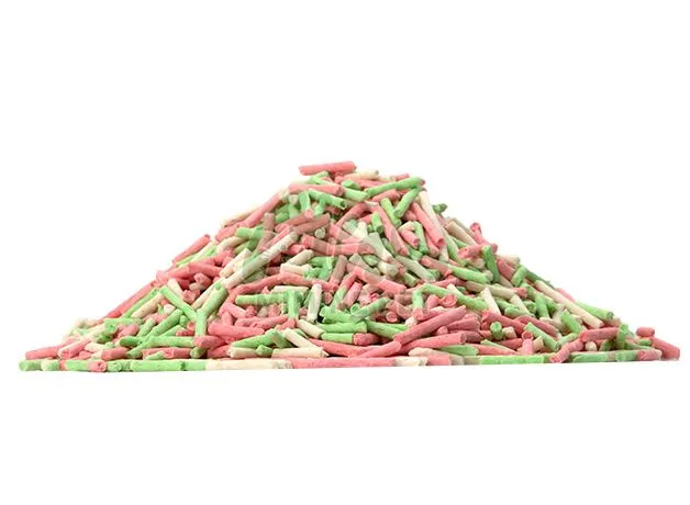 Наполнитель для кошачьего туалета с радужным тофу